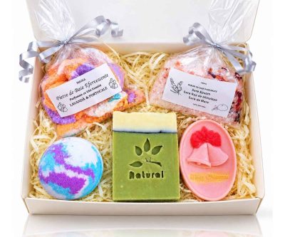 Set cadou pentru baie MAIRA cu 5 produse pentru relaxare și îngrijire