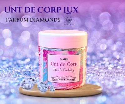 Unt de corp Diamonds – Hidratant parfumat cu vanilie și iasomie, 100 g