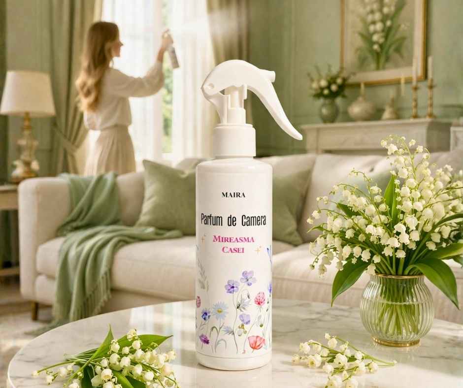parfum-de-camera-lacramioare-200ml-maira. parfum de camera lacramioare 200ml maira miros floral fresh si curat pentru casa
