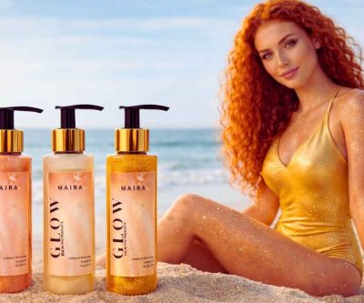 Uleiuri de corp GLOW cu sclipici