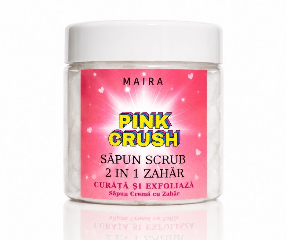 sapun-crema-scrub-2in1-pink-crush-parfum-dulce-fructat-120g sapun crema scrub 2 in 1 pink crush 120g cu parfum dulce fructat feminin