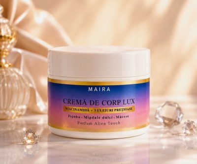 Cremă de corp Lux cu Niacinamide pentru piele fină, varianta Alien Touch, recipient 200 g.