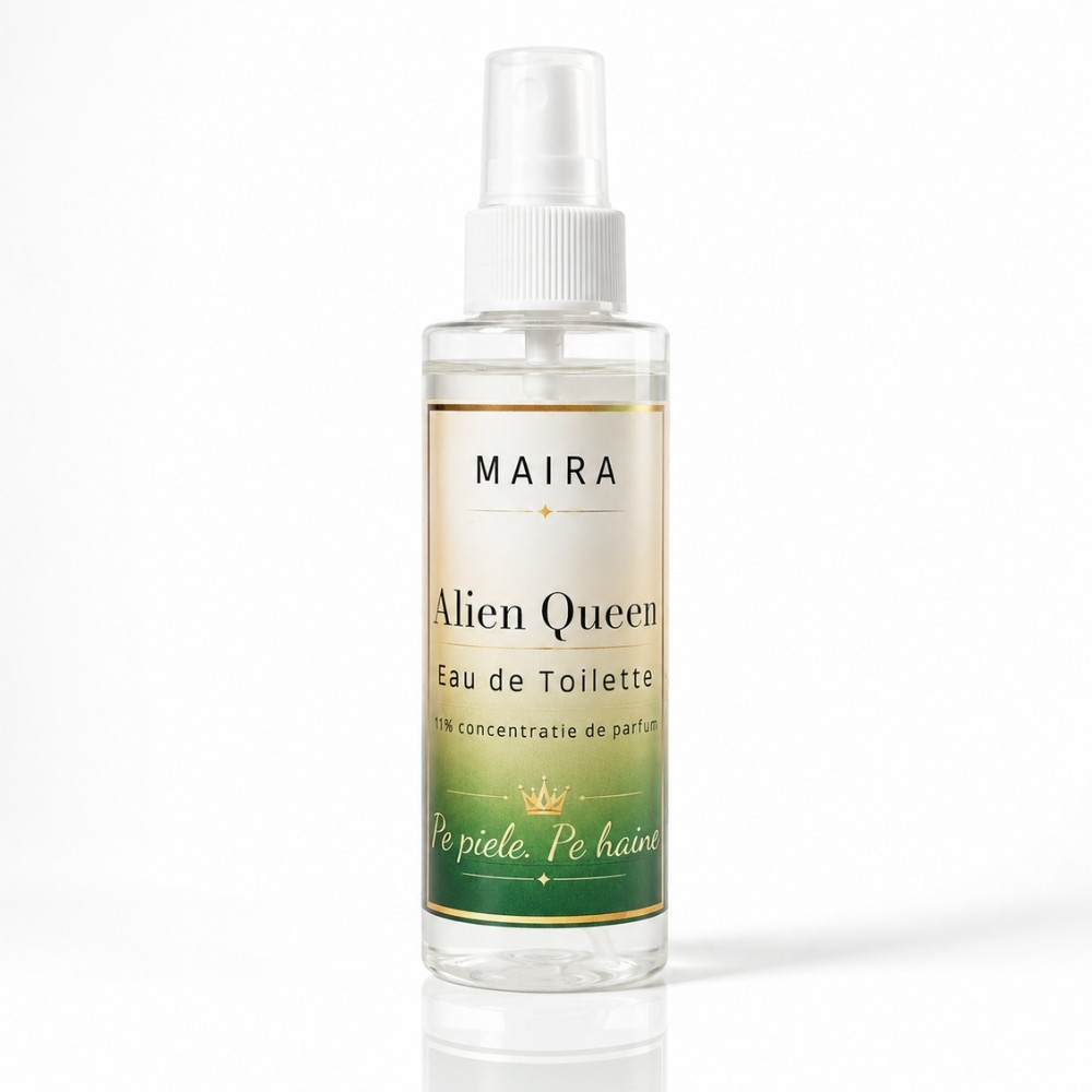 eau-de-toilette-alien-queen-parfum-dama-ambrat-floral-100ml. Eau de Toilette Alien Queen 100 ml, parfum ambrat floral cu bergamotă, apă de cocos, iasomie, vanilie și lemn de cașmir