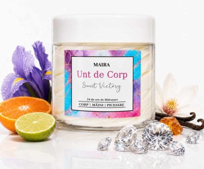 Unt de corp Diamonds – Hidratant parfumat cu vanilie și iasomie, 100 g