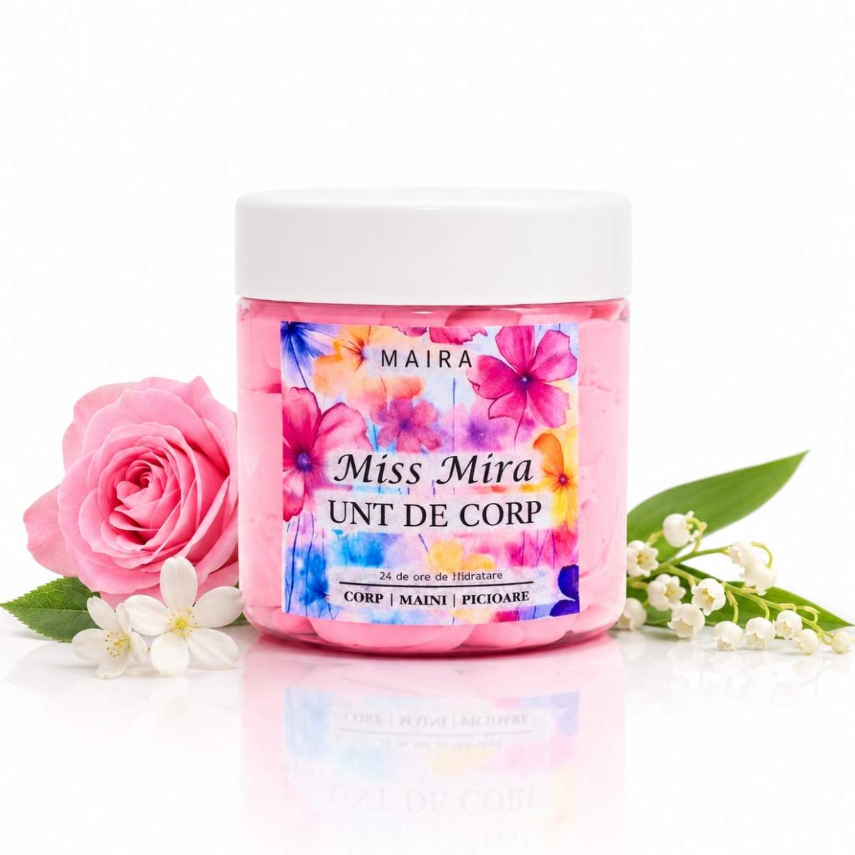 unt-de-corp-lux-hidratare-intensa-miss-mira-trandafir-iasomie-mosc-alb-parfum-feminin Unt de corp cu hidratare intensă și parfum floral intens. Note de trandafir, iasomie și mosc alb.