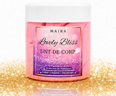 unt de corp cu sclipici parfumat dulce floral pentru piele stralucitoare