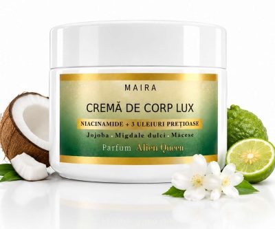 Cremă de Corp Lux Alien Queen MAIRA cu niacinamide 3%, unt de shea și parfum solar