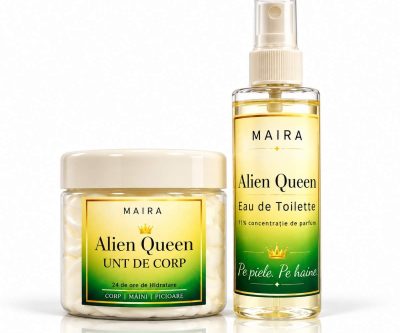 Set Alien Queen MAIRA fără ambalaj cu unt de corp și Eau de Toilette