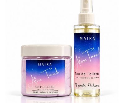 Set Alien Touch MAIRA fără ambalaj cu unt de corp și Eau de Toilette