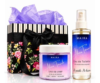 Set Alien Touch MAIRA în pungă cadou cu hârtie de mătase