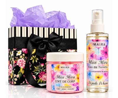 Set Miss Mira MAIRA în pungă cadou cu hârtie de mătase