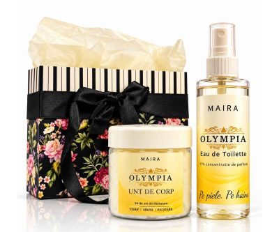 Set Olympia MAIRA în pungă cadou cu hârtie de mătase